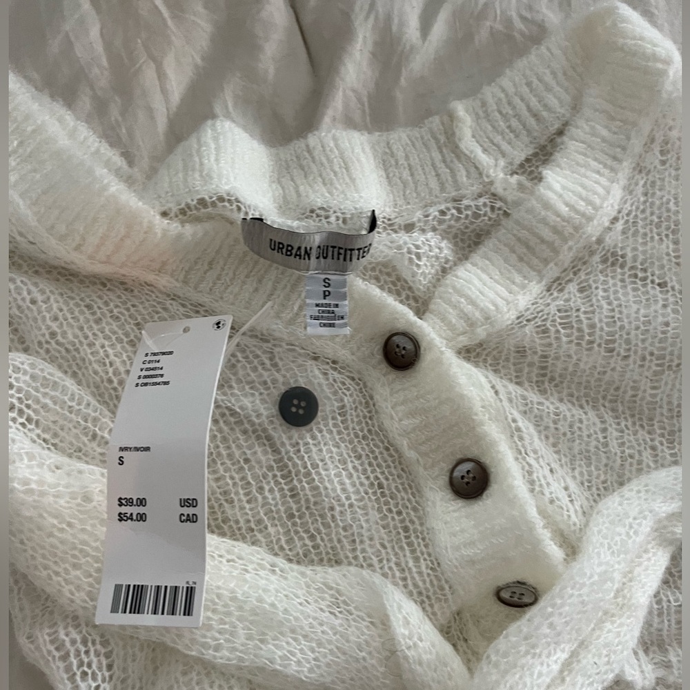 Urban Outfitters Sheer Cardigan